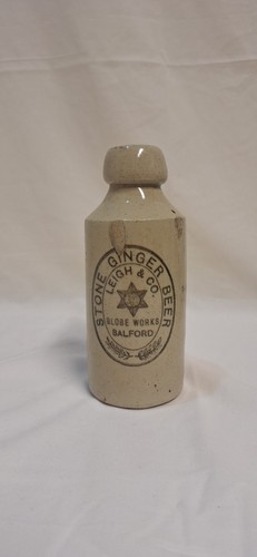 Antique stoneware stout bottle - antique,