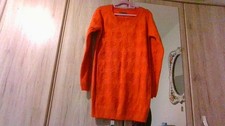 NUMPH LADIES NEW WITHOUT TAGS LONG JUMPER SIZE M IN ORANGE,