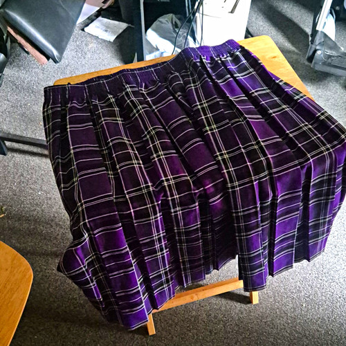 Women purple plaid tartan - women’s,