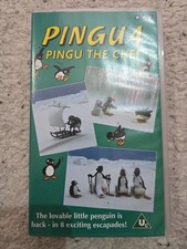 PINGU 4 PAL VHS VIDEO PINGU THE CHEF BBC 1993