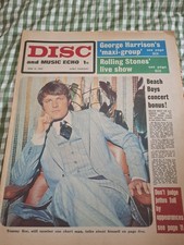 Vintage DISC & MUSIC ECHO Magazine 14 JUNE 1969 Jethro Beach Boy Blind Faith Nme