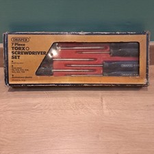 Vintage Draper 7-piece Torx screwdriver set 18144 VGC