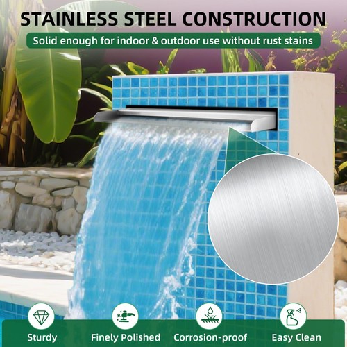 Stainless steel spillway - steel,