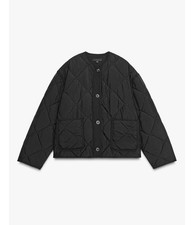 Zara quilted jacket with patch