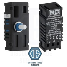 BG DMTR Trailing Edge LED Dimmer Module 2 Way Push On/Off Replacement Module