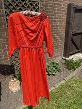 Ronald Joyce Red Evening Gown