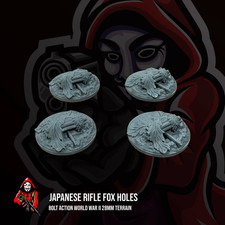 Japanese Rifle Fox Holes Bolt