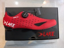 Lake CX219 Road Cycling Shoes Regular Fit, Red, EU40/UK6.5
