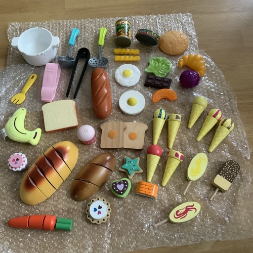 Wooden pretend role play - , food