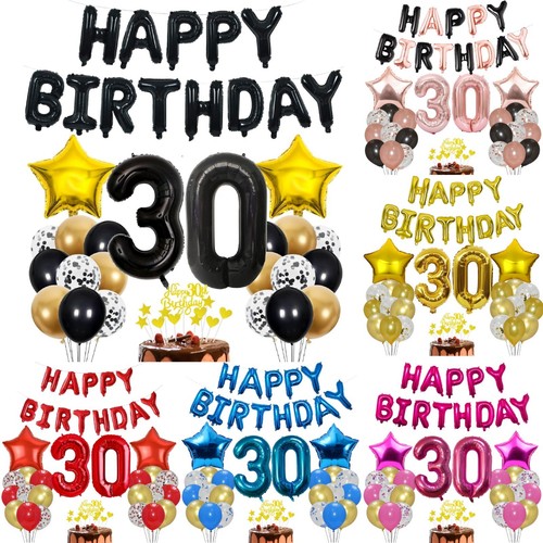 Happy birthday balloons - happy, banner