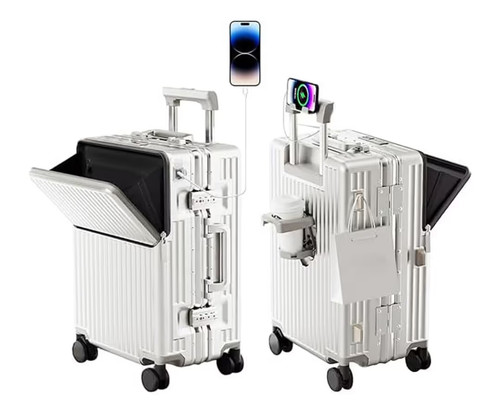 Luxury white hard shell - white,