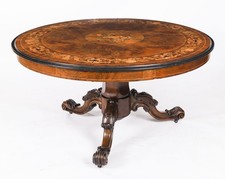 Antique Victorian Burr Walnut