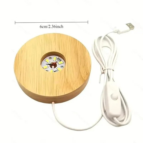 Wooden light base stand - stand, for