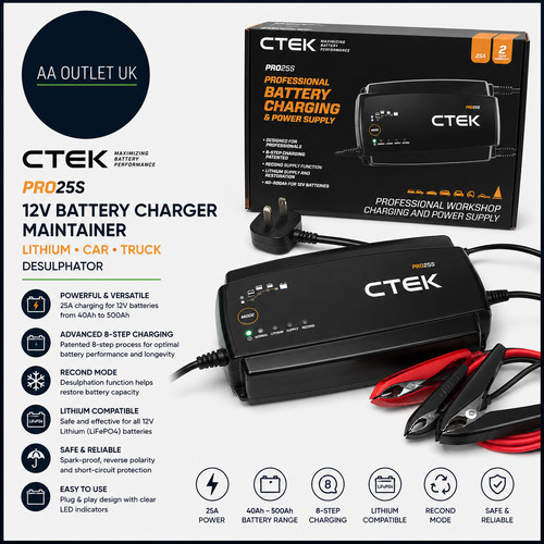 Ctek pro25s 12v - ctek,