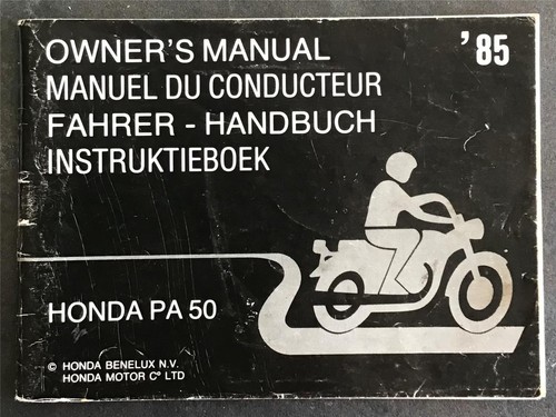 Honda pa50 motorcycle - motorcycle, owners