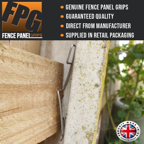 Fence panel grips - grips, clips