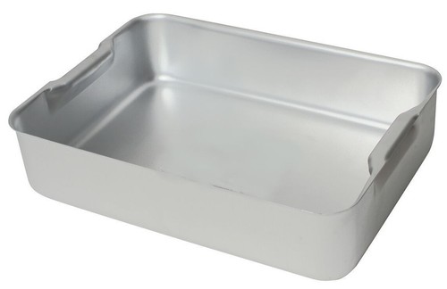 Aluminium baking tray heavy - aluminium,