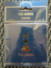 THE ASHES CRICKET ENGLAND AUSTRALIA - OFFICIAL COASTER /DRINKS MAT -NEW