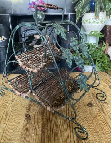 Rustic wine rack metal - rustic,