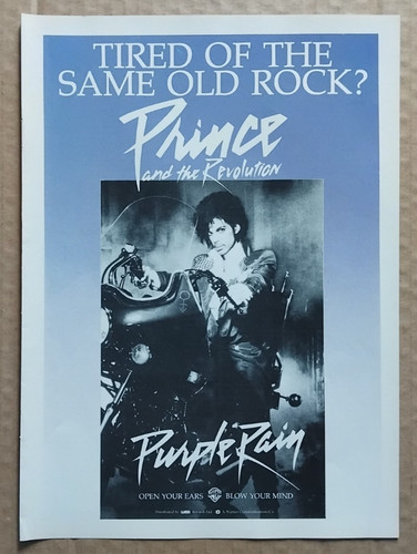 Prince purple rain memorabilia - rain,