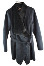 LIPSY Black Faux Suede Coat