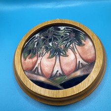 MOORCROFT New Forest Framed Pin Dish, Rachel Bishop, Collectors Club