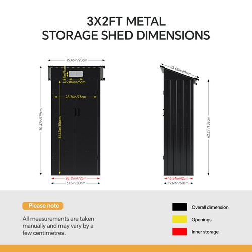 3x2ft metal garden - metal,