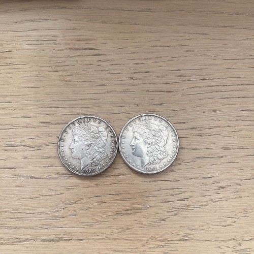 Morgan dollars - 2,