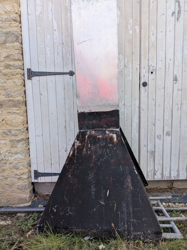 Vintage open fire hood - hood, /
