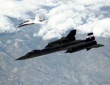 SR-71B "Blackbird" in Flight