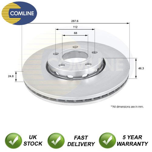 Brake disc front comline fits - disc,