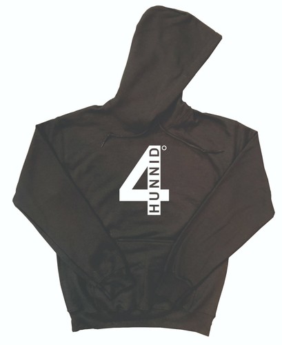 4hunnid hoodie black - black, w/