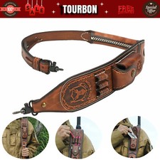 TOURBON Leather Rifle Sling