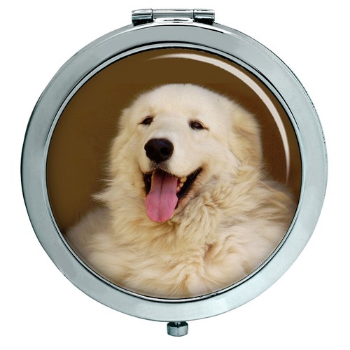 Kuvasz dog compact mirror - kuvasz,