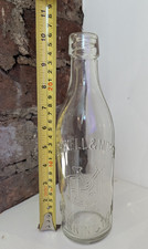 Brothwell & Mills Ltd Workington Clear Glass Bottle Collectors  Cumbria Vintage