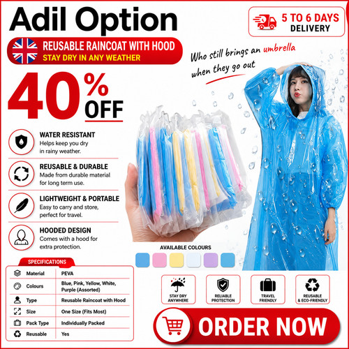 10x disposable unisex rain - 10x,