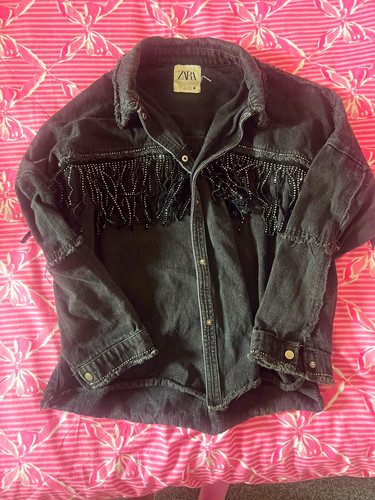 Zara women black - zara, denim