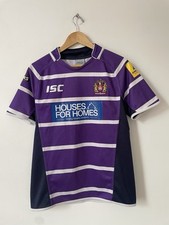 Wigan Warriors Eddy Pettybourne 2014 Away Shirt Small Purple ISC