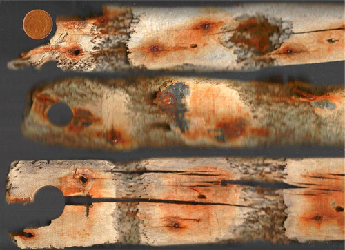 Worn north sea - uk,