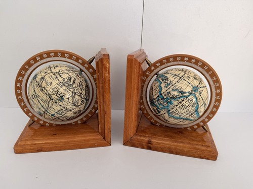 Vintage wooden globe - vintage,