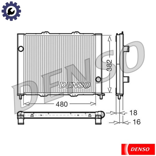 Cooling module drm23099 for - cooling,