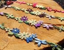 3.5cm Bright Floral Lace Trim