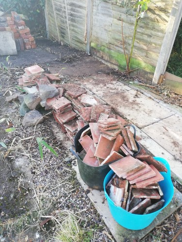 Reclaimed terracotta floor