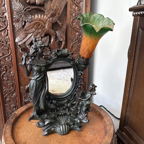 Art nouveau style - art, lily