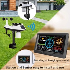FJ3390A Multifunctional Professional Weather Station Humidity F4V9
