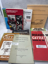 Bundle Cattle/livestock Farming Academic Books 