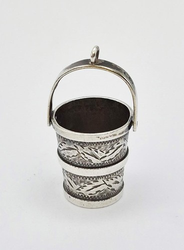 Victorian sterling silver - victorian, pail