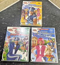 LazyTown 3 Dvd's - Anyone Can Be a Hero, No one's Lazy, Welcome to DVD