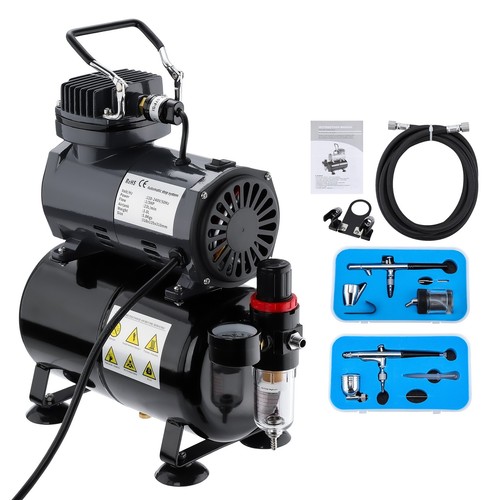 Airbrush compressor with - airbrush,