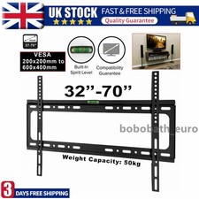 TV Wall Bracket Mount Slim For 32 37 40 42 46 48 50 52 55 65 70" LCD LED Plasma